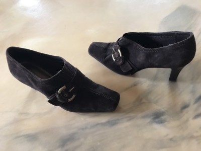 Chaussures à Talons 'Granny' Brun Liz Claiborne - Pointure US 7.5 - Occasion Très Bon État