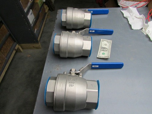 New FNW 3" NPT Full Port Stainless Ball Valves, 1000 PSI CWP/WOG 150 WSP FNW220A - Picture 16 of 18