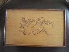 Boite coffret de peinture ancien Art Nouveau "Couleurs Sans Danger" aquarelles