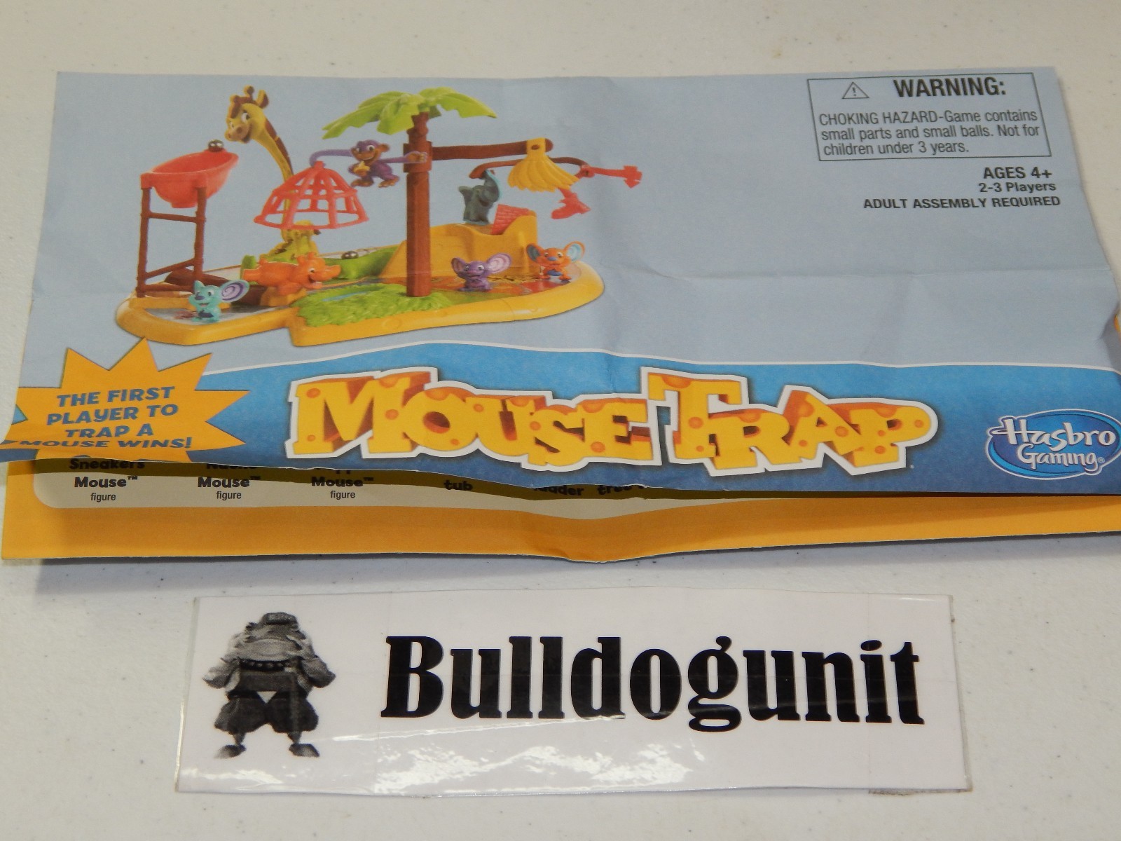 2013 Elefun & Friends Mouse Trap Board Game Replacement Instructions ...