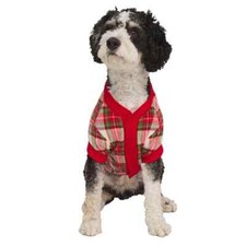 Eddie Bauer Pet Dog Holiday Pajama Color Red New 