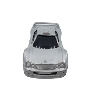 Maisto Silver 1:64 Diecast Mercedes Benz CLK GTR Street Version