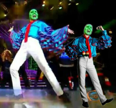 Jim Carrey Cuban Pete shirt from The Mask movie Cosplay