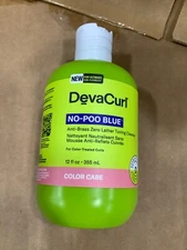 DevaCurl No-Poo Blue® Anti-Brass Zero Lather Toning Cleanser, 12 fl. oz.