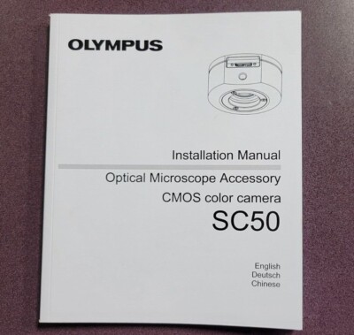 Olympus Installation Manual for Optical Microscope SC50 Camera