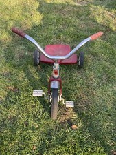 Vintage 1900 AMF Junior Tricycle Red and White Antique