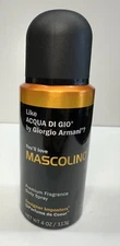 Mascolino Premium Fragrance Body Spray 4 Oz  / 113 G Discontinued Rare Cologne
