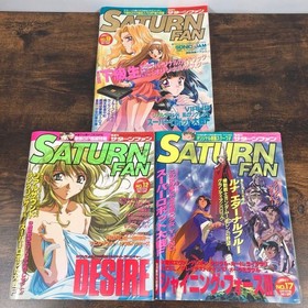 Dengeki Sega Saturn & Saturn Fan Magazines 199798 8 books Vintage From Japan