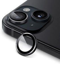 Camera Lens Protector for iPhone 15/15 Plus, Midnight, 1 Set 9H Tempered