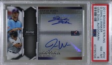 2011 Bowman Sterling Dual 92/299 David Dahl Jesse Winker #USDA-DW PSA 8 Auto m5x