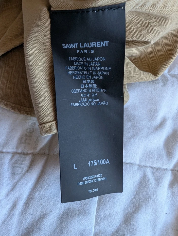 Camisa estilo occidental Saint Laurent para hombre talla japonesa L se ajusta como M, leer descripción Foto 4 de 4