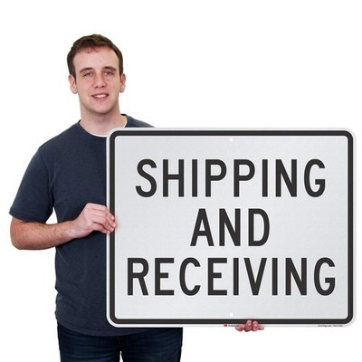SmartSign K-1763-EG-24x30-D1 Shipping Receiving 24x30 3M Eng Grade Reflective