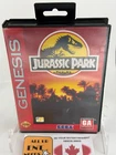 Jurassic Park - Sega Genesis, 1993 - Complete In Box CIB Good Tested