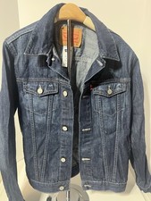 Levi  s Denim Trucker Jacket Youth XL Fits Women  s Small Medium Wash Classic