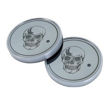 LED Car Cup Holder Lights, 2 Pack Car Coasters 7 Colors Changing USB Charging...