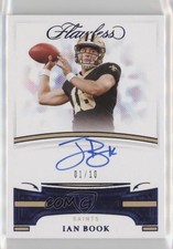 2021 Panini Flawless Rookie Signatures Sapphire 1/10 Ian Book #FRS-IBO Auto 6fs