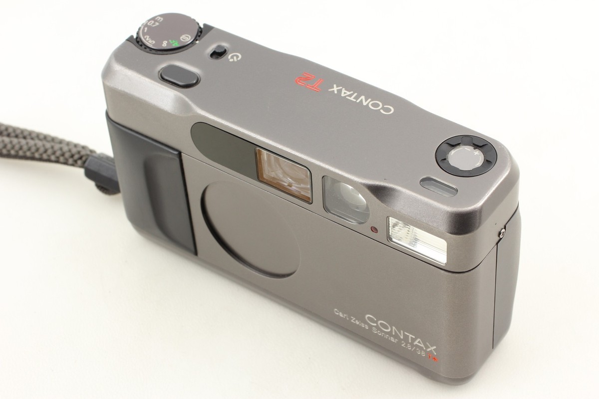 READ [MINT w/ Strap] Contax T2 D T2D Titan Black 35mm Film