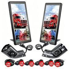 10.36" Monitor R L Side Electronic Rear View Mirror Camera For Bus Blind Areas