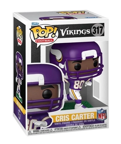 Funko CRIS Carter (Minnesota Vikings) Pop! NFL Legends With Protector