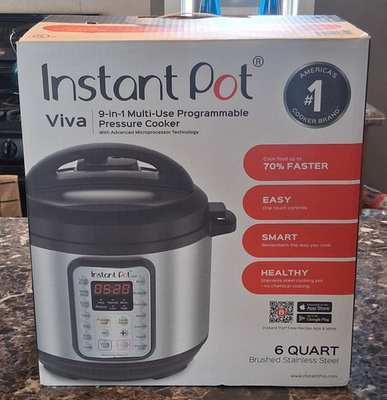 #ad #ad NEW Instant Pot VIVA 6 Quart 9 In 1 Multi Use Pressure Cooker Multicooker $119.99