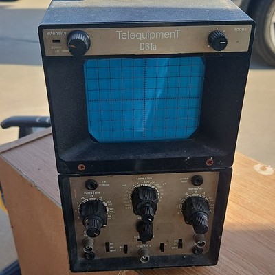 Telequipment D61a Oscilloscope With Probe Z Mod