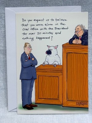 Vintage In Your Face ''Do You Expect Us To Believe'' Happy Birthday Greeting Card