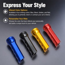 Car Handbrake Handle Cover Non-Slip Grip Universal Fitment Easy Install Racing