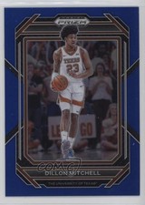 2023-24 Panini Prizm Draft Picks Blue Prizm 3/199 Dillon Mitchell #35 7s2
