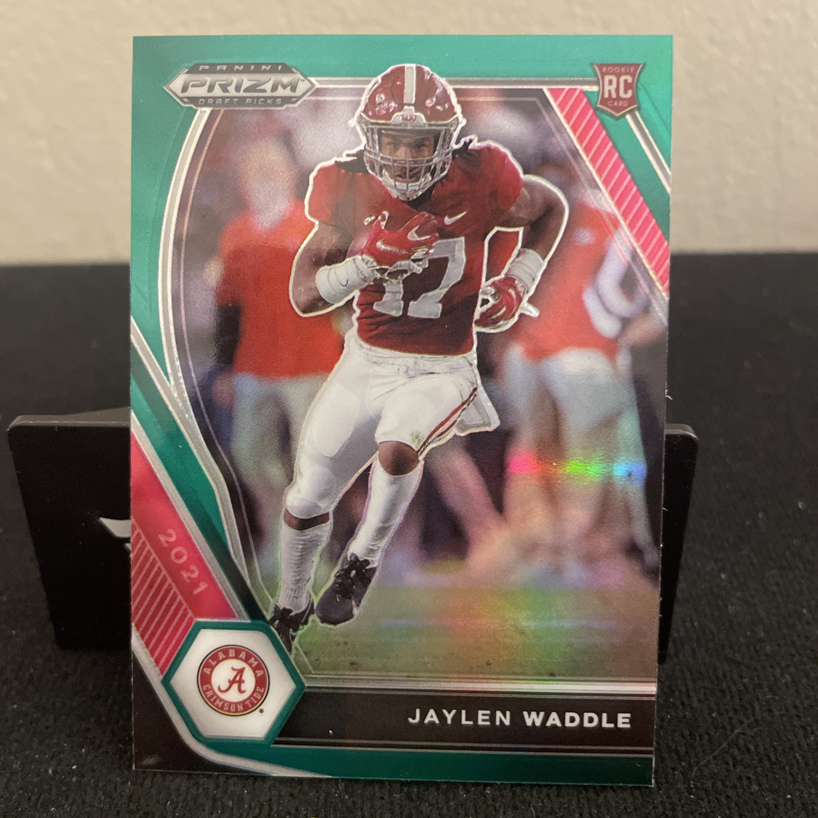 2021 Panini Prizm Draft Picks - Green Prizm #103 Jaylen Waddle (RC)