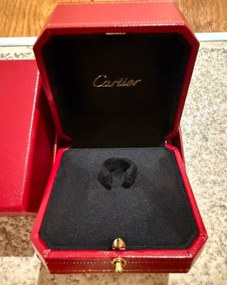 Cartier Ring Box (Inner+Outer) Uhrenbox Etui Box Box NOS!
