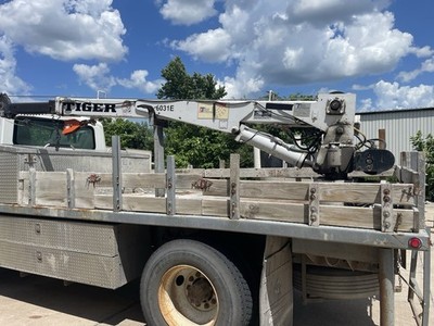 TIGER 6031E Truck Crane Truck-Mounted Knuckle Boom Crane Equipment