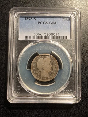 1893-S Barber Quarter – PCGS Certified G04