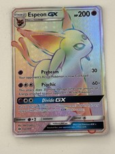 Pokémon TCG Sun & Moon Espeon GX Rainbow Secret Rare Card 152/149 152/149  on eBay