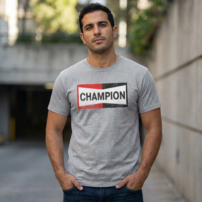 #ad Champion Spark Plug Vintage Style Tee Car Lover T Shirt S 5XL 4 Colors $24.99