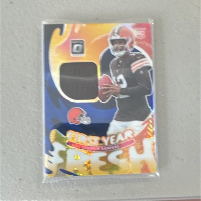 Panini Donruss Optic Shedeur Sanders Browns 2025 First Year Fresh Mem #FYFBH-SSS
