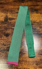 NWT Brooks Brothers Knit Tie Pink White Green Stripes 100 Silk