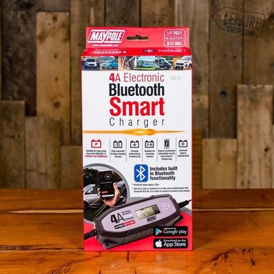 Maibaum MP7431 Smart Bluetooth Erhaltungsladegerät 4Amp Campervans Autos Motorräder