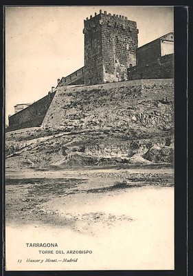 Tarragona, Torre del Arzobispo, Ansichtskarte 