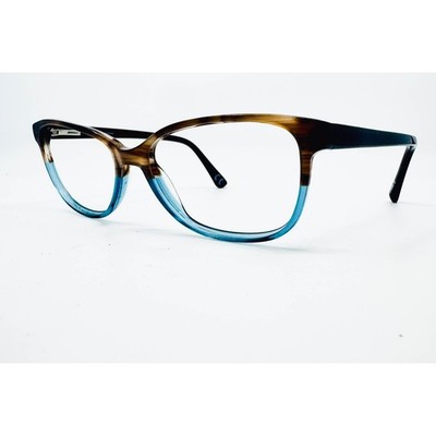 Sofia Vergara Jayda Eyeglasses Womens Brown Blue Ombre Cat Eye 54-16-140