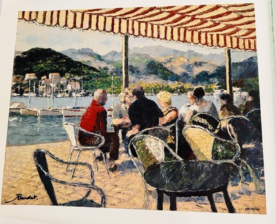 Andre Bardet Le Pullover Rouge aux Baleares Serigraph Signed Number PP34/44 COA