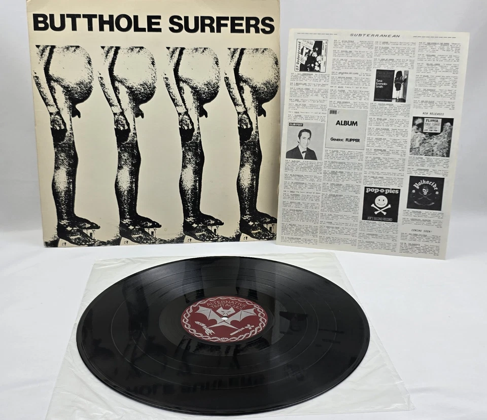 Butthole Surfers – S/T 12” EP 1983 Alt Tentacles VIRUS 32 Punk Noise VG+ RARE Foto 3 de 4