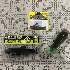 RAID JAPAN Bull Tank Osakana Swimmer 125 35g Master Jig 7g Used Set