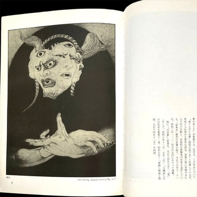 Shin Taga Kunstbuch Die Welt von Edogawa Ranpo 1988 Kupferstiche Japan