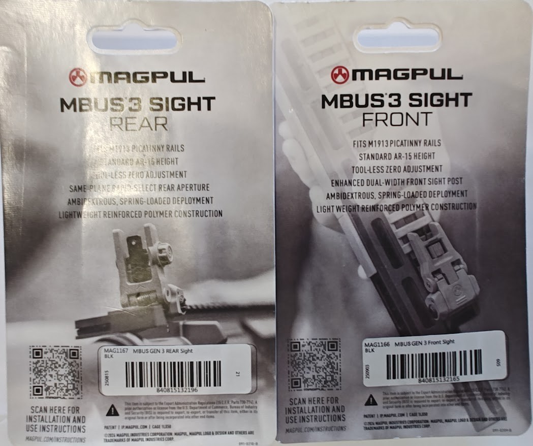 MAGPUL MBUS 3 REAR SIGHT Black for sale online | eBay
