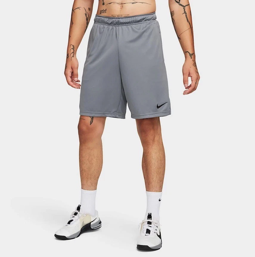 Nike Dri-Fit Knit 6.0 Versatile Training Shorts Gray DD1887-084 Mens Size XL
