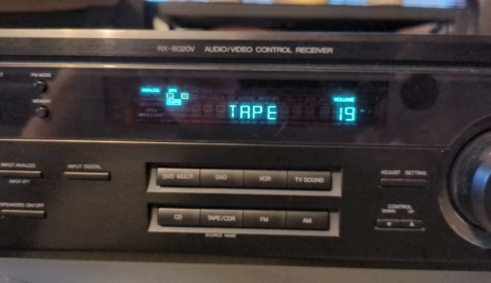 JVC RX-6020VBK 5.1 Dolby Digital Pro Logic II Surround Sound DTS A/V Receiver - Image 3 of 4