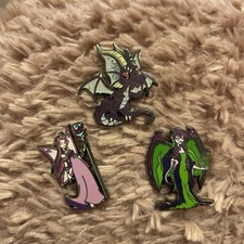 WYP EXCLUSIVE Neopets LE Enamel Pins Lot Jhudora Faerie Queen Lot Draik