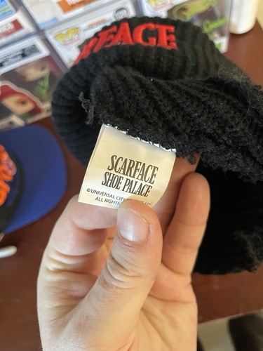 Scarface x Shoe Palace Beanie - schwarz mit rot - Bild 3 von 3