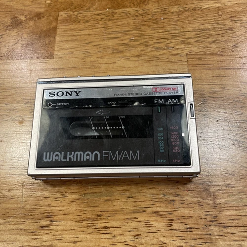 Vintage Sony Walkman WM-F10 II AM/FM Radio Works - Cassette Player Does Not Work