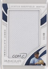 2019 Panini Immaculate Jumbos 11/49 Justus Sheffield #IJ-JU Rookie RC 3j2